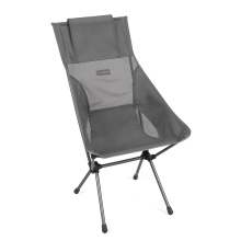 Helinox Campingstuhl Sunset Chair (hohe Rückenlehne, neue verstellbare Kopfstütze) charcoalgrau